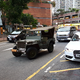 Victor drives off in his 1943 GPW after giving Mike and me a ride to the MTR.
